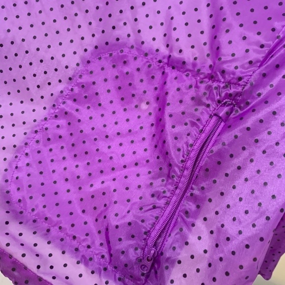 Nike Running Cyclone Vapor Windbreaker XS Jacket purple Polka Dot - Picture 5 of 5